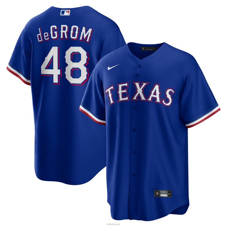 texas rangers jacob degrom nike royal replika wyjazdowej koszulki gracza mężczyźni 0J02V308 MLB Jerseys