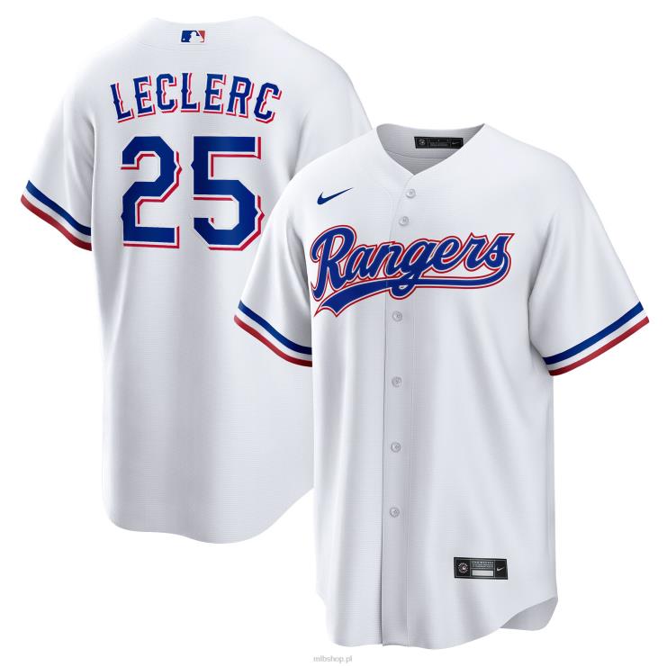 texas rangers joseleclerc nike biała replika domowej koszulki gracza mężczyźni 0J02V1598 MLB Jerseys