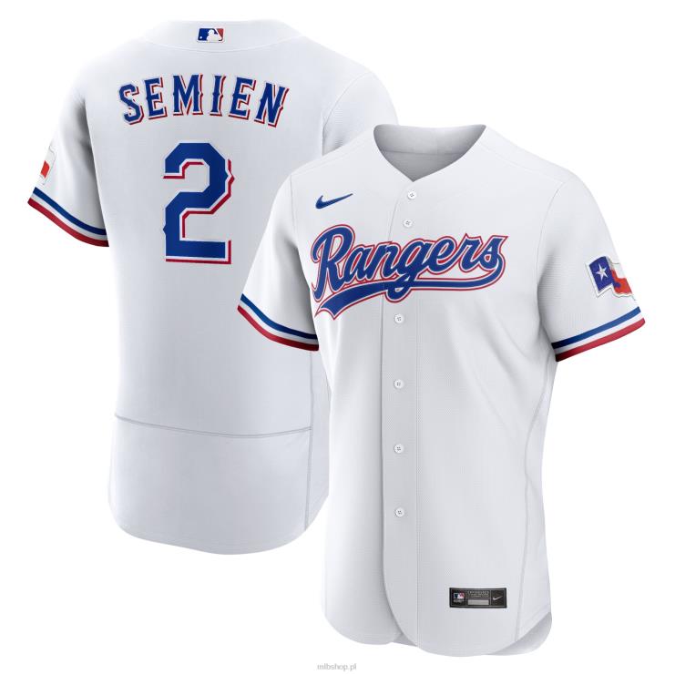 texas rangers marcus semien nike biała autentyczna koszulka domowa gracza mężczyźni 0J02V1392 MLB Jerseys