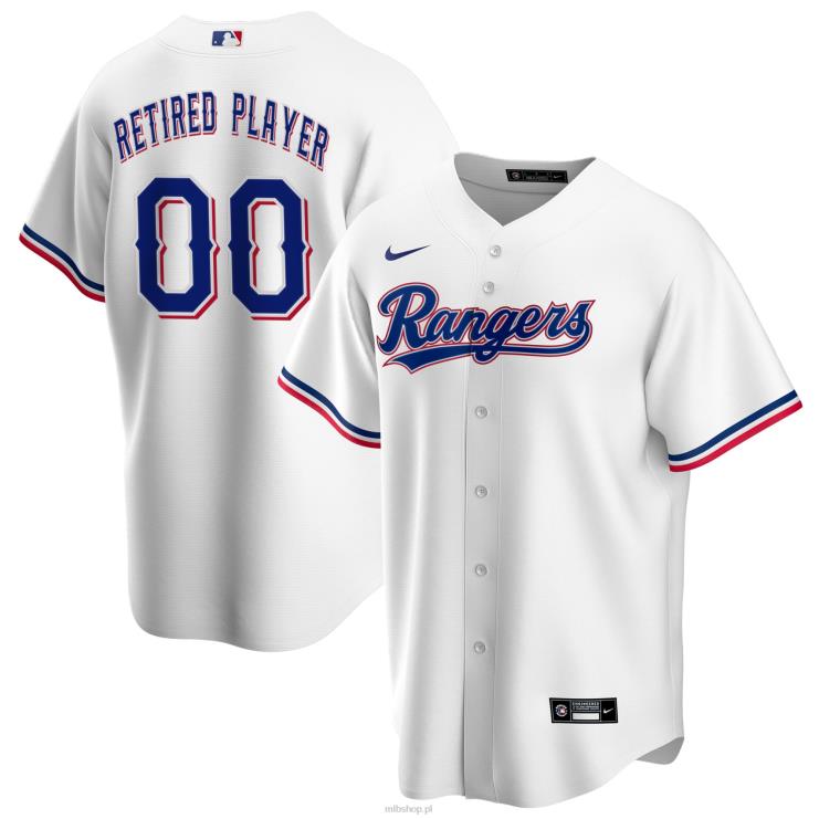texas rangers nike biała replika koszulki domowej pick-a-player emerytowanego składu mężczyźni 0J02V1559 MLB Jerseys