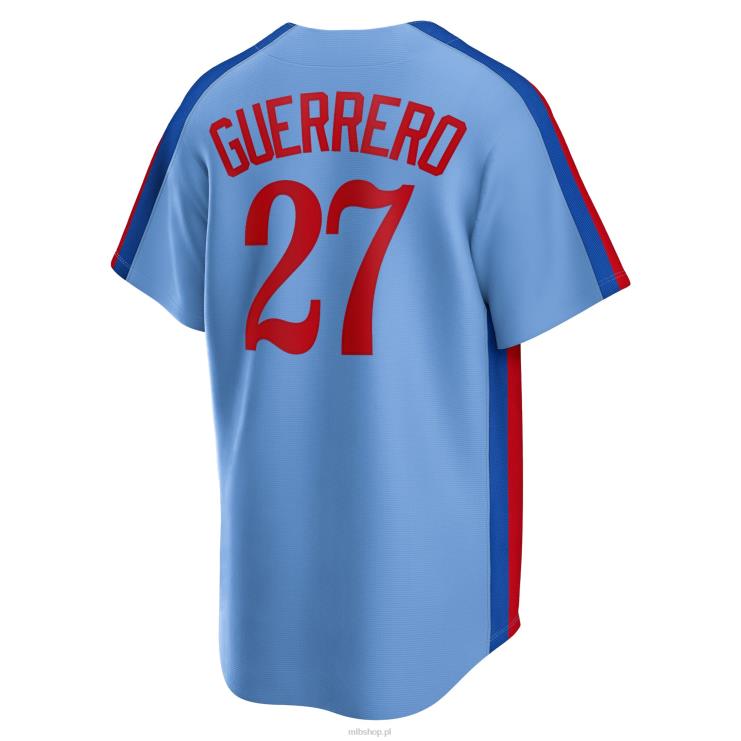 montreal expos vladimir guerrero koszulka nike w proszku blue road cooperstown collection mężczyźni 0J02V791 MLB Jerseys