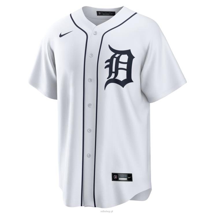 biała replika domowej koszulki drużyny Detroit Tigers nike mężczyźni 0J02V906 MLB Jerseys