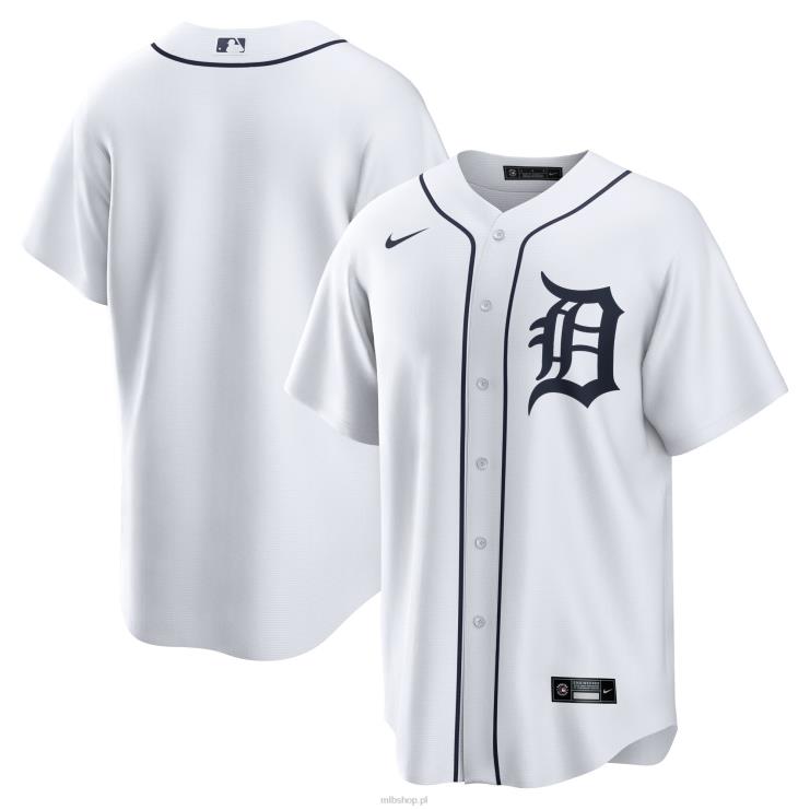 biała replika koszulki domowej Detroit Tigers nike mężczyźni 0J02V309 MLB Jerseys