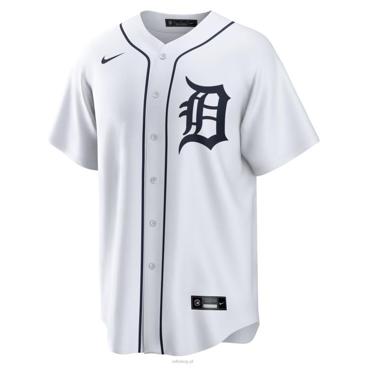 biała replika koszulki domowej Detroit Tigers nike mężczyźni 0J02V309 MLB Jerseys