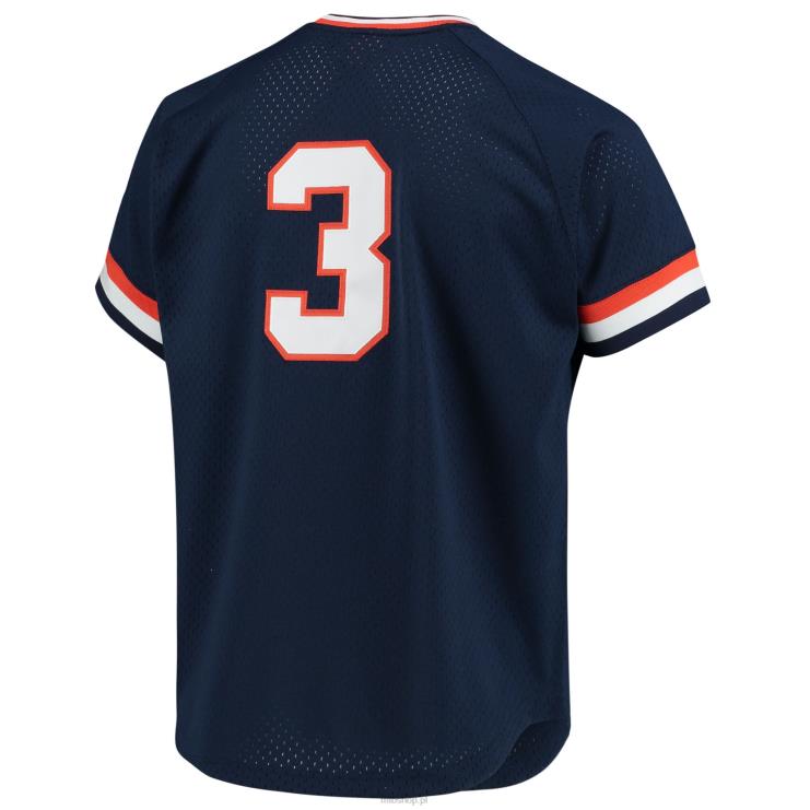 detroit tigers alan trammell mitchell & ness marynarka wojenna 1984 autentyczna kolekcja copperstown siatkowa koszulka treningowa mrugnięcia mężczyźni 0J02V676 MLB Jerseys