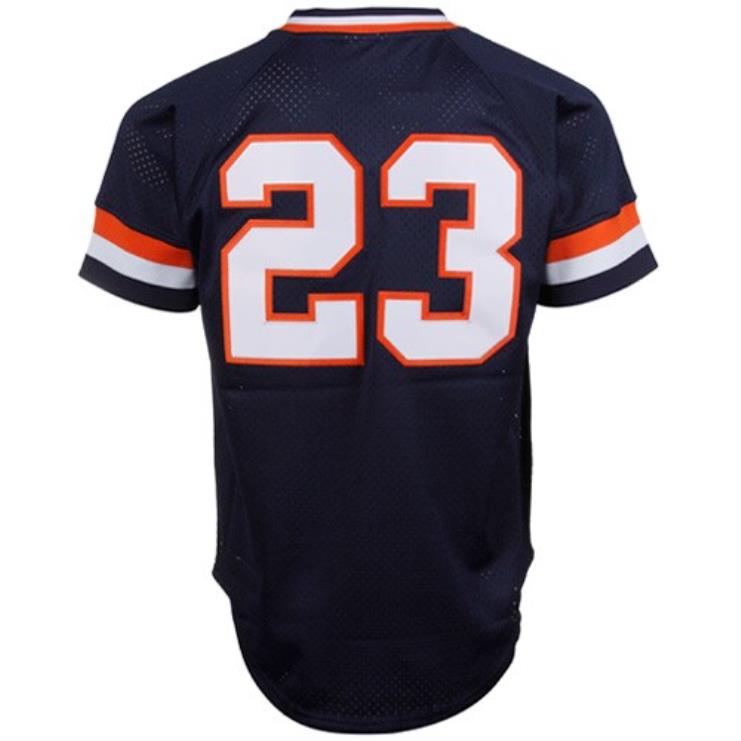 detroit tigers kirk gibson mitchell & ness granatowy 1984 autentyczna kolekcja cooperstown siatkowa koszulka treningowa mrugnięcia mężczyźni 0J02V588 MLB Jerseys