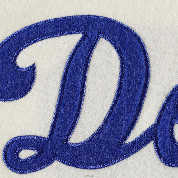 brooklyn dodgers jackie robinson mitchell & ness krem ​​1955 kolekcja cooperstown autentyczna koszulka mężczyźni 0J02V1404 MLB Jerseys