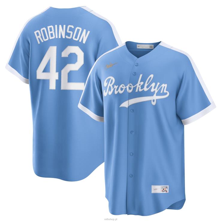 brooklyn dodgers jackie robinson nike jasnoniebieska koszulka gracza z alternatywnej kolekcji cooperstown mężczyźni 0J02V132 MLB Jerseys