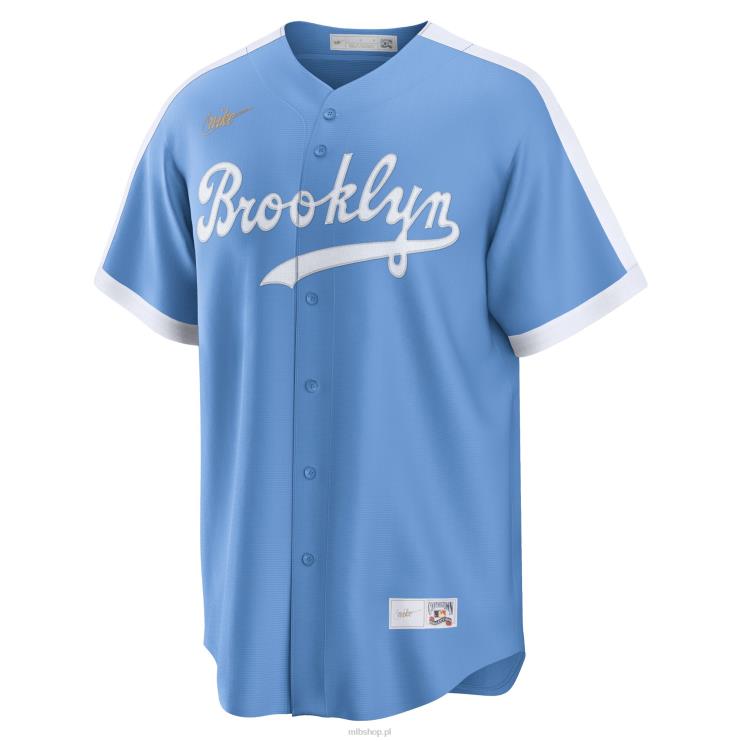 jasnoniebieska koszulka drużyny z kolekcji brooklyn dodgers nike cooperstown mężczyźni 0J02V652 MLB Jerseys