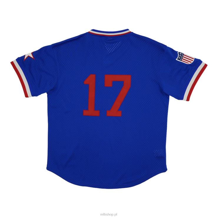 ul. Louis Stars #17 Rings & Crwns Replika koszulki z siateczki królewskiej z dekoltem w szpic mężczyźni 0J02V1444 MLB Jerseys