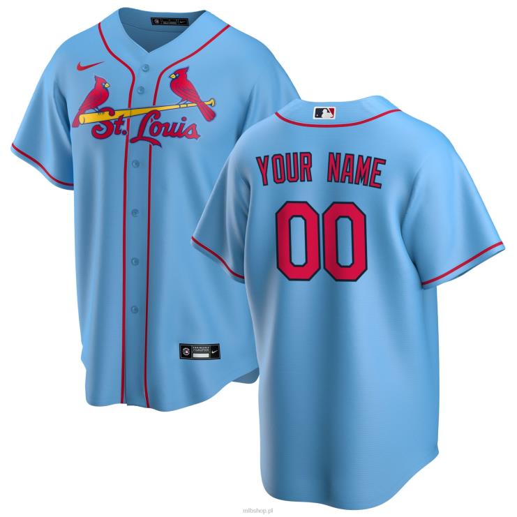ul. Louis Cardinals Nike Jasnoniebieska Alternatywna replika niestandardowej koszulki mężczyźni 0J02V84 MLB Jerseys