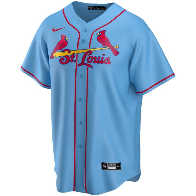ul. Louis Cardinals Nike Jasnoniebieska Alternatywna replika niestandardowej koszulki mężczyźni 0J02V84 MLB Jerseys