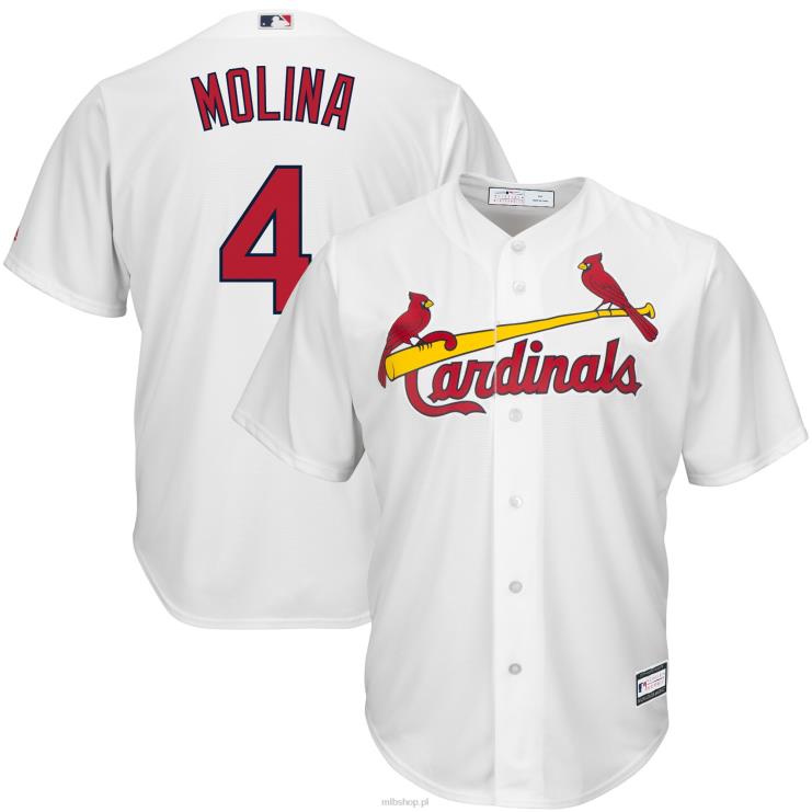 ul. biała replika koszulki louis cardinals yadier molina mężczyźni 0J02V611 MLB Jerseys