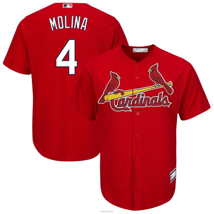 ul. czerwona replika koszulki louis cardinals yadier molina mężczyźni 0J02V609 MLB Jerseys