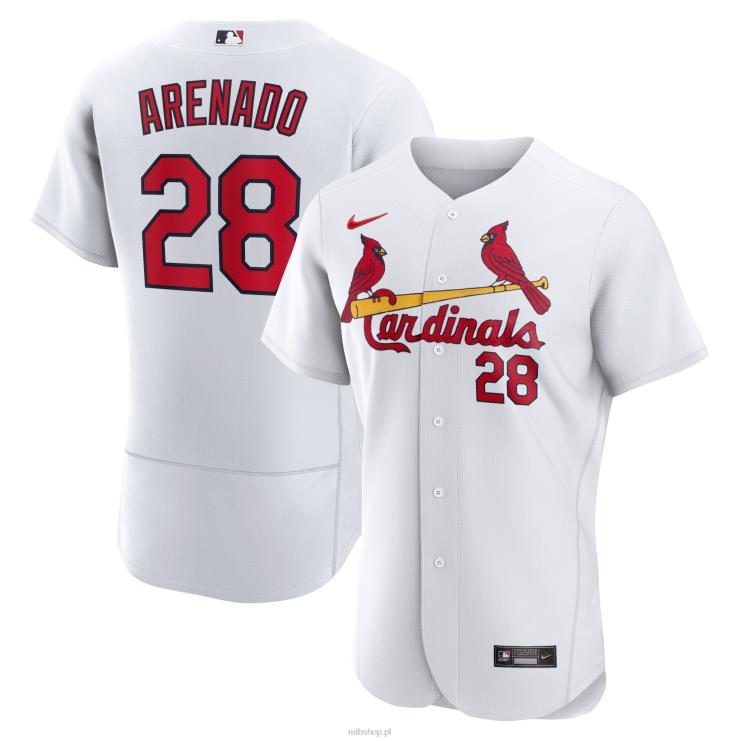 ul. louis cardinals nolan arenado nike biała domowa autentyczna koszulka gracza mężczyźni 0J02V814 MLB Jerseys