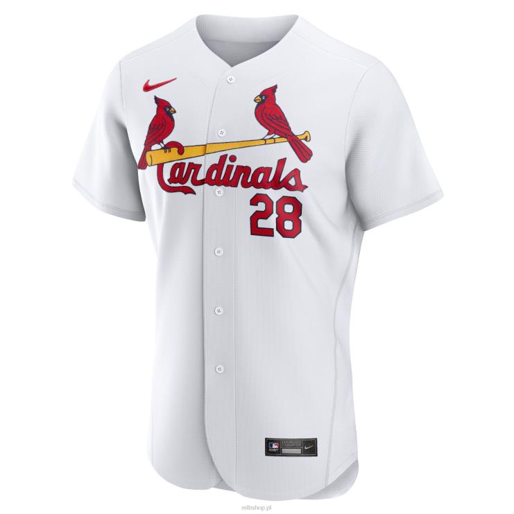 ul. louis cardinals nolan arenado nike biała domowa autentyczna koszulka gracza mężczyźni 0J02V814 MLB Jerseys
