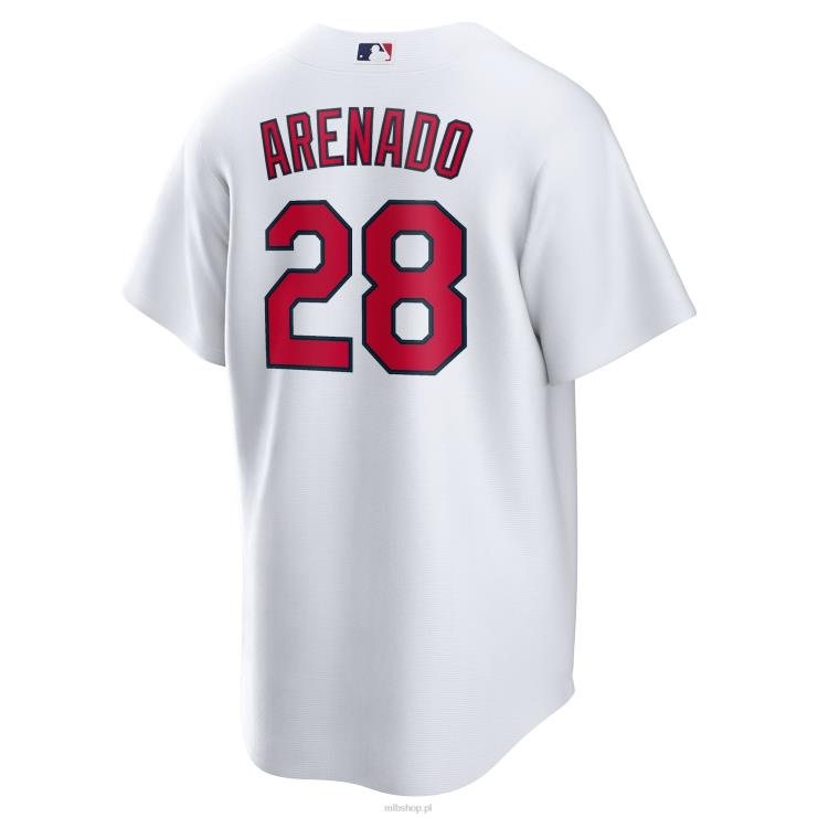 ul. louis cardinals nolan arenado nike biała oficjalna replika domowej koszulki gracza mężczyźni 0J02V5 MLB Jerseys