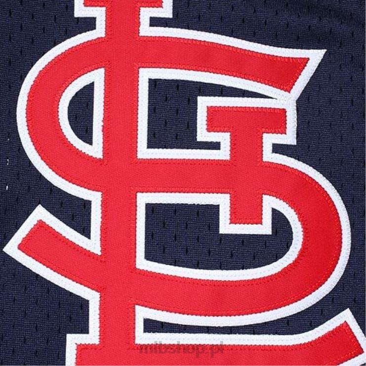 ul. louis cardinals ozzie smith mitchell & ness granatowy 1994 autentyczna kolekcja cooperstown siatkowa koszulka treningowa mrugnięcia mężczyźni 0J02V787 MLB Jerseys