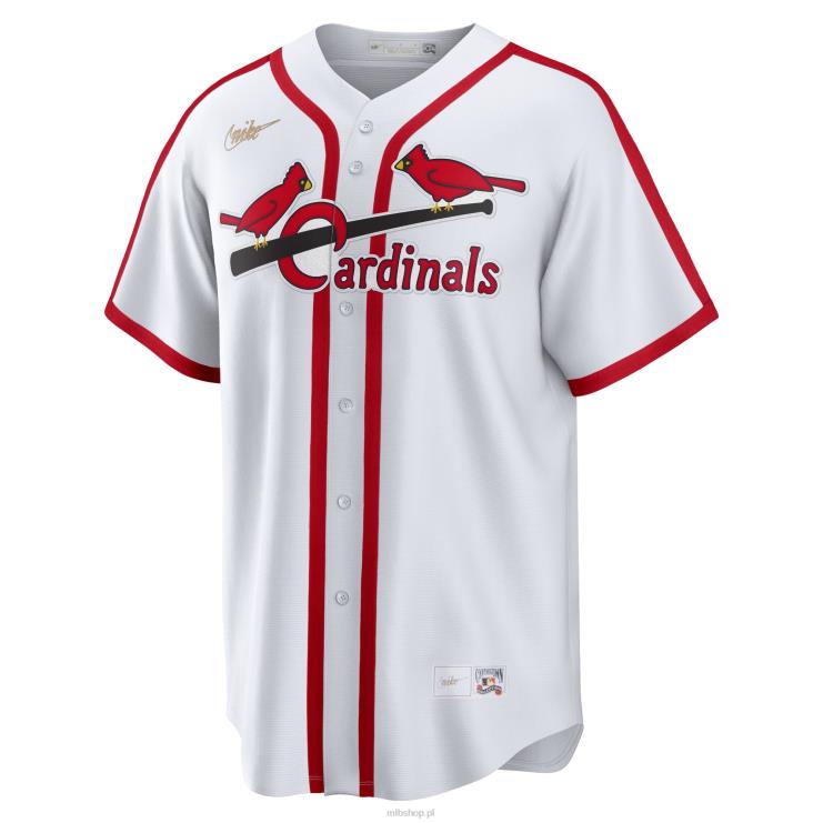ul. louis cardinals ozzie smith nike biała domowa koszulka gracza z kolekcji cooperstown mężczyźni 0J02V1308 MLB Jerseys