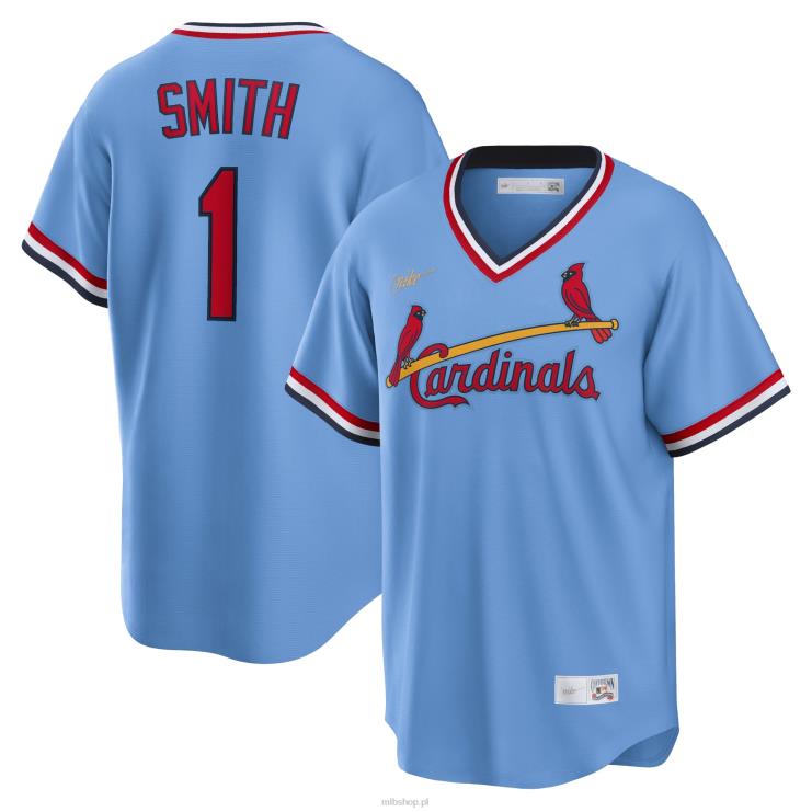 ul. louis cardinals ozzie smith nike jasnoniebieska koszulka z kolekcji road cooperstown mężczyźni 0J02V667 MLB Jerseys