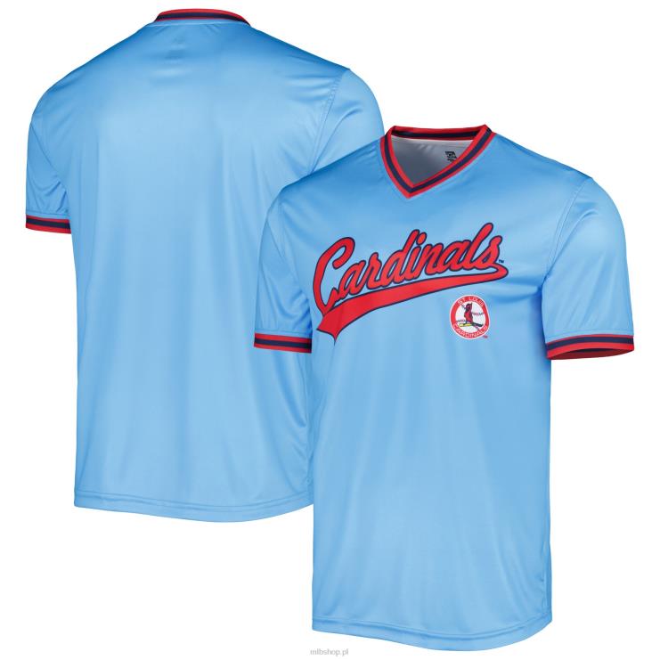 ul. louis cardinals szwy jasnoniebieska koszulka zespołu kolekcji cooperstown mężczyźni 0J02V1021 MLB Jerseys