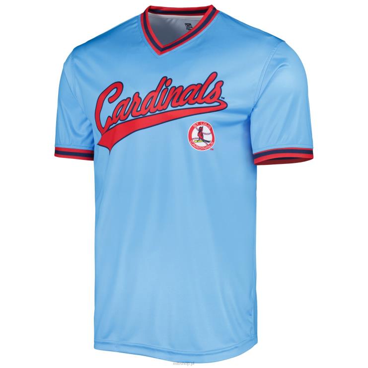 ul. louis cardinals szwy jasnoniebieska koszulka zespołu kolekcji cooperstown mężczyźni 0J02V1021 MLB Jerseys