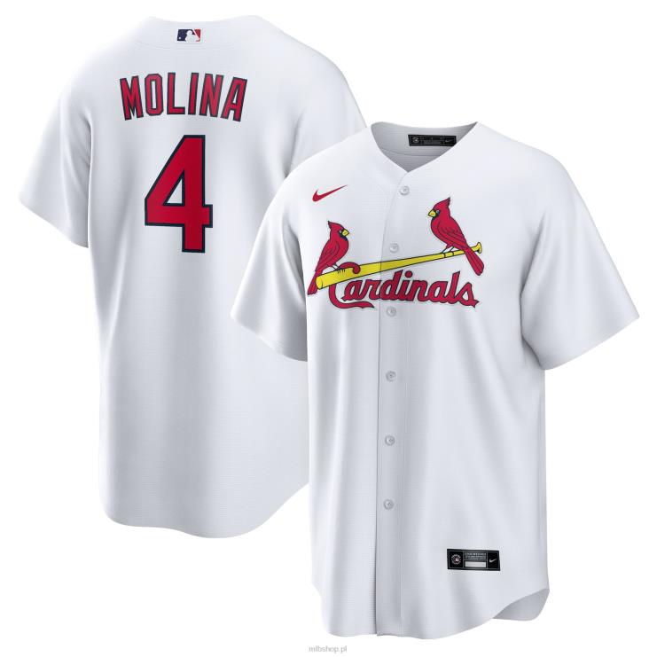 ul. louis cardinals yadier molina nike biała domowa replika koszulki z nazwiskiem gracza mężczyźni 0J02V54 MLB Jerseys