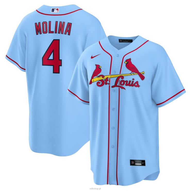 ul. louis cardinals yadier molina nike jasnoniebieska replika alternatywnej koszulki z nazwiskiem gracza mężczyźni 0J02V52 MLB Jerseys