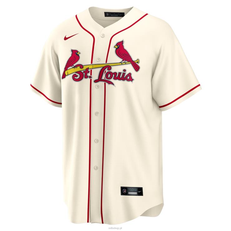 ul. louis cardinals yadier molina nike kremowa alternatywna replika koszulki z nazwiskiem gracza mężczyźni 0J02V53 MLB Jerseys