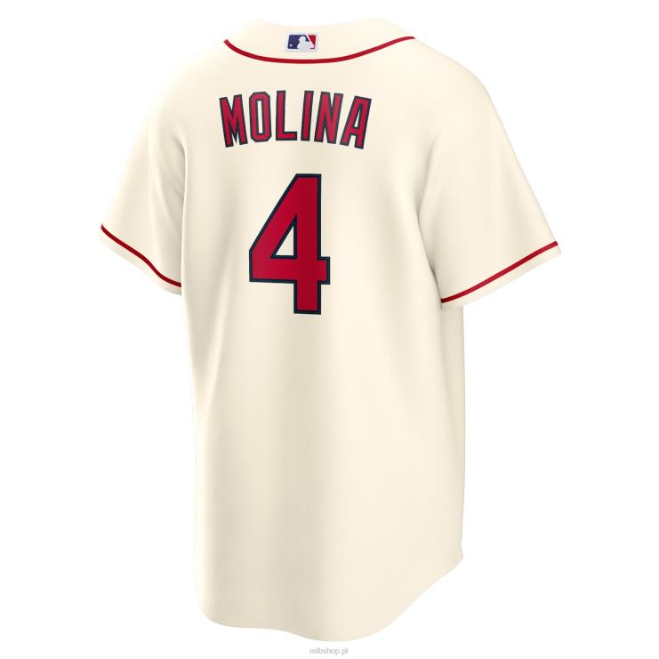 ul. louis cardinals yadier molina nike kremowa alternatywna replika koszulki z nazwiskiem gracza mężczyźni 0J02V53 MLB Jerseys