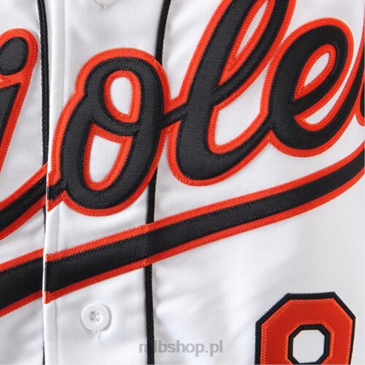 Baltimore orioles cal ripken mitchell & ness biała autentyczna koszulka domowa mężczyźni 0J02V820 MLB Jerseys