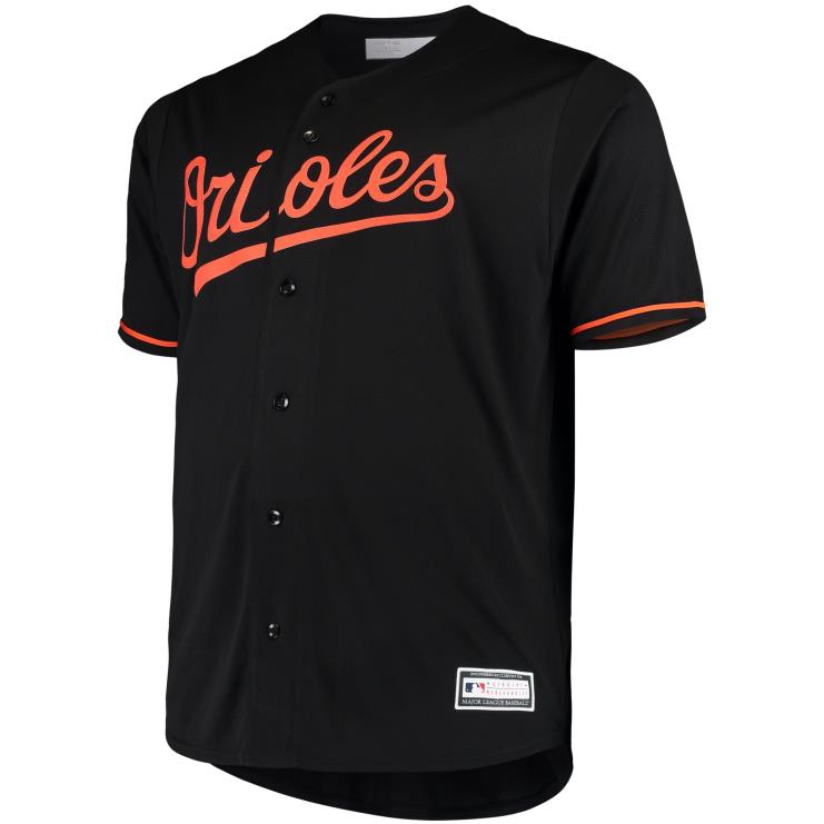 Baltimore orioles czarna duża i wysoka replika koszulki drużyny alternatywnej mężczyźni 0J02V480 MLB Jerseys