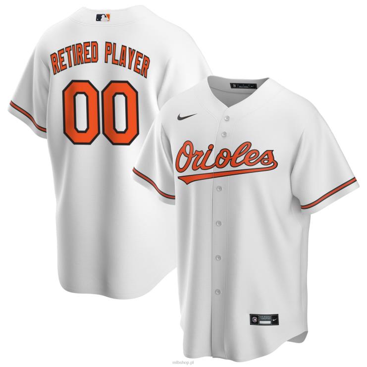 Baltimore orioles nike biała replika koszulki domowej pick-a-player emerytowanego składu mężczyźni 0J02V1265 MLB Jerseys