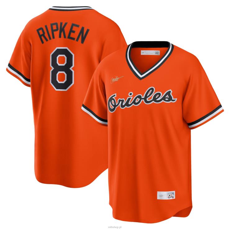 baltimore wilgi cal ripken jr. pomarańczowa koszulka gracza z kolekcji alternatywnego cooperstown nike mężczyźni 0J02V311 MLB Jerseys