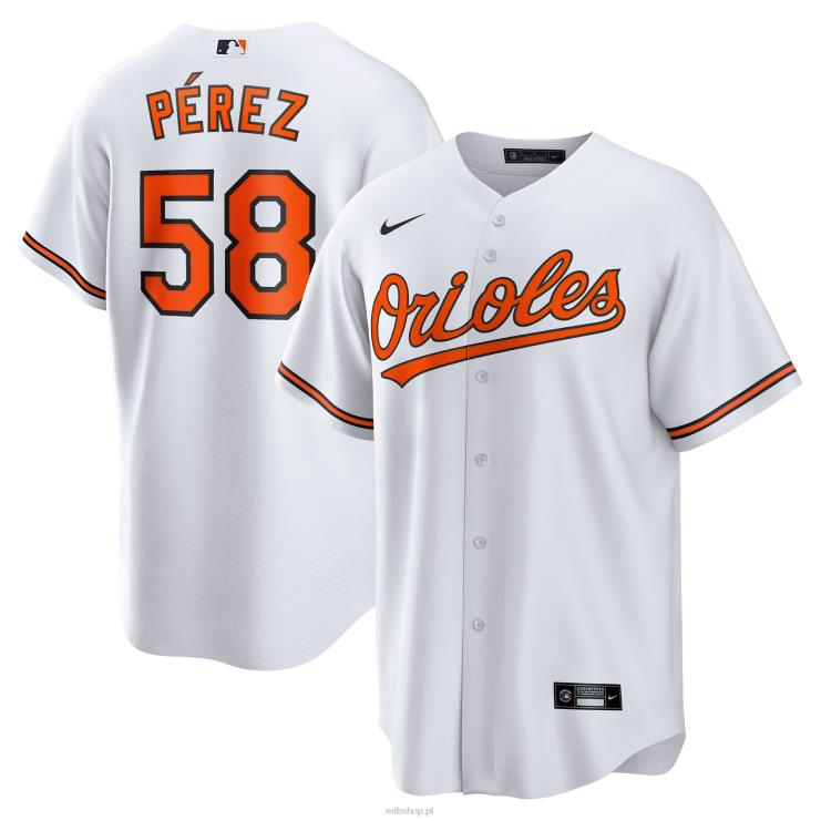 biała domowa replika koszulki gracza Baltimore Orioles Cionel Perez Nike mężczyźni 0J02V1623 MLB Jerseys
