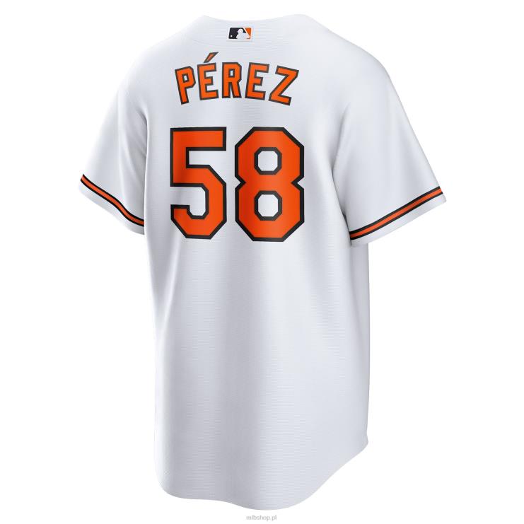 biała domowa replika koszulki gracza Baltimore Orioles Cionel Perez Nike mężczyźni 0J02V1623 MLB Jerseys